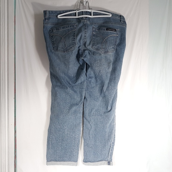 Calvin Klein Jeans Capris Size 10 Folded Cuff - Picture 4 of 8